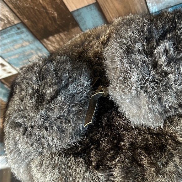 Authentic warm Gray Fur Hat vintage - Picture 3 of 13